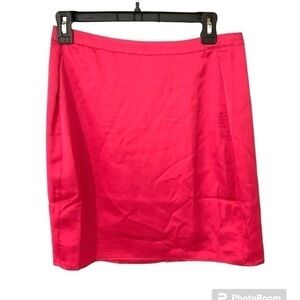 New Sincerely Jules Hot Pink Fuchsia Satin Mini Skirt Barbie Cocktail Size M